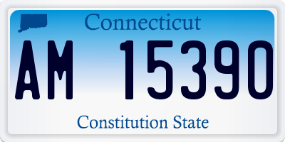 CT license plate AM15390