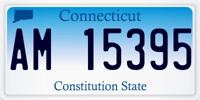 CT license plate AM15395