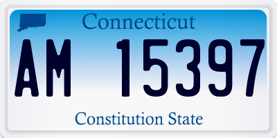 CT license plate AM15397