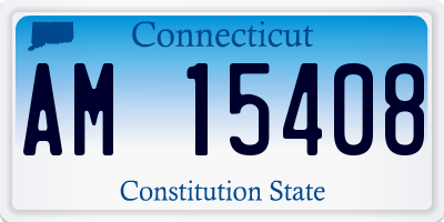 CT license plate AM15408