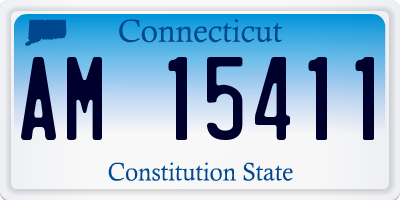 CT license plate AM15411