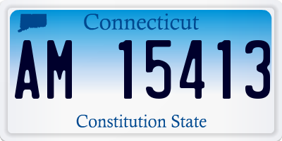 CT license plate AM15413