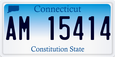 CT license plate AM15414