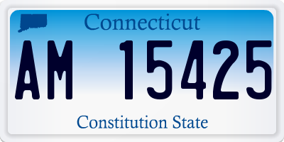 CT license plate AM15425