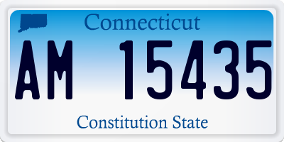 CT license plate AM15435
