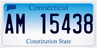 CT license plate AM15438
