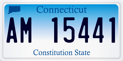 CT license plate AM15441