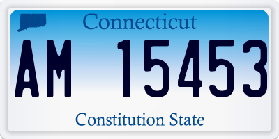 CT license plate AM15453