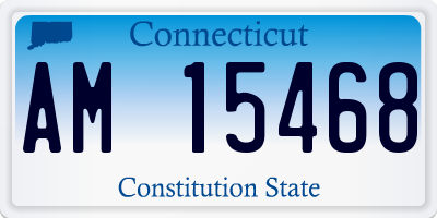CT license plate AM15468
