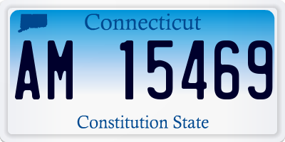 CT license plate AM15469