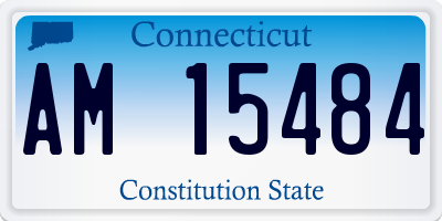 CT license plate AM15484