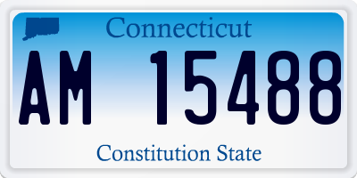 CT license plate AM15488