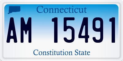 CT license plate AM15491