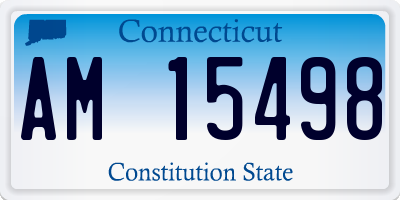 CT license plate AM15498