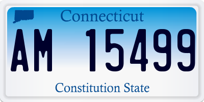 CT license plate AM15499