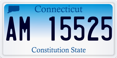 CT license plate AM15525