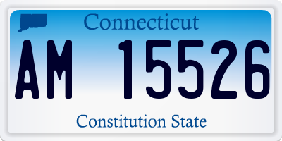 CT license plate AM15526