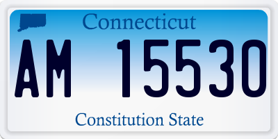 CT license plate AM15530