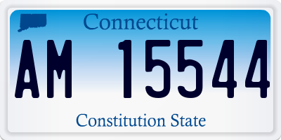 CT license plate AM15544