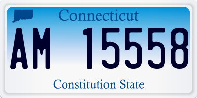 CT license plate AM15558