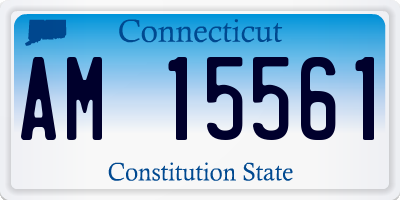 CT license plate AM15561