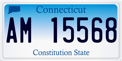 CT license plate AM15568