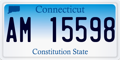 CT license plate AM15598