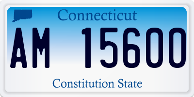CT license plate AM15600