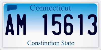 CT license plate AM15613
