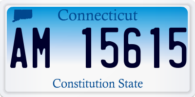 CT license plate AM15615