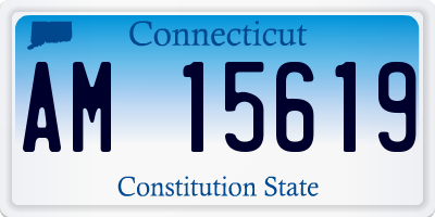 CT license plate AM15619