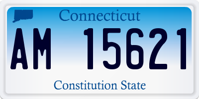 CT license plate AM15621