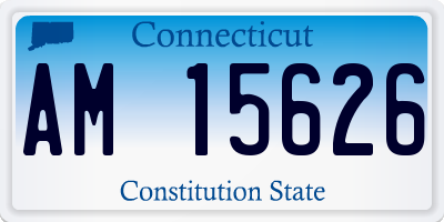 CT license plate AM15626