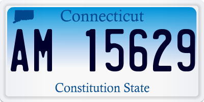 CT license plate AM15629