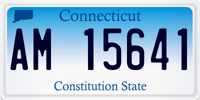 CT license plate AM15641