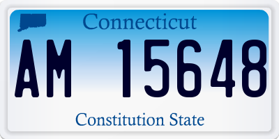 CT license plate AM15648