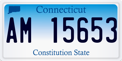 CT license plate AM15653