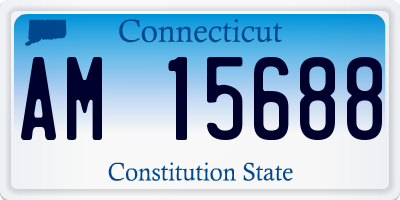 CT license plate AM15688
