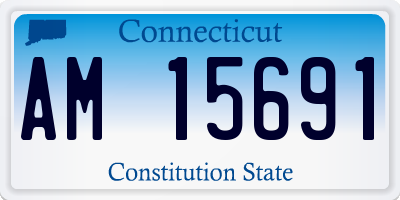 CT license plate AM15691