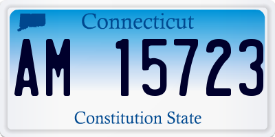 CT license plate AM15723