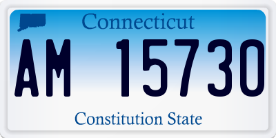 CT license plate AM15730
