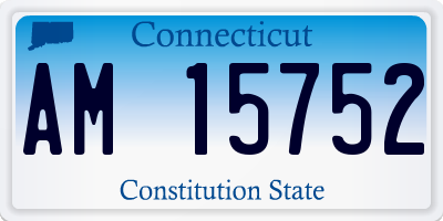 CT license plate AM15752