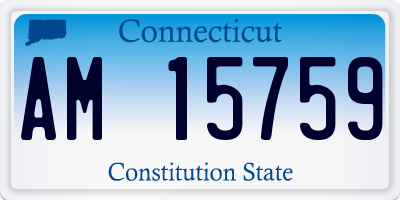 CT license plate AM15759