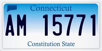 CT license plate AM15771