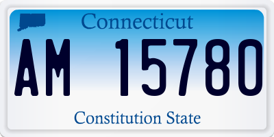 CT license plate AM15780