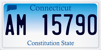 CT license plate AM15790