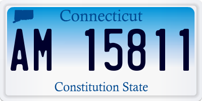 CT license plate AM15811
