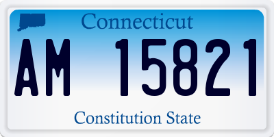CT license plate AM15821