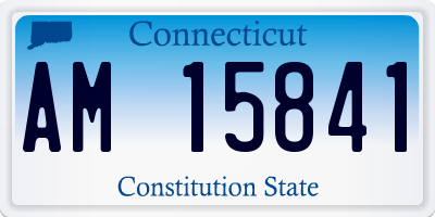 CT license plate AM15841
