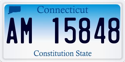 CT license plate AM15848